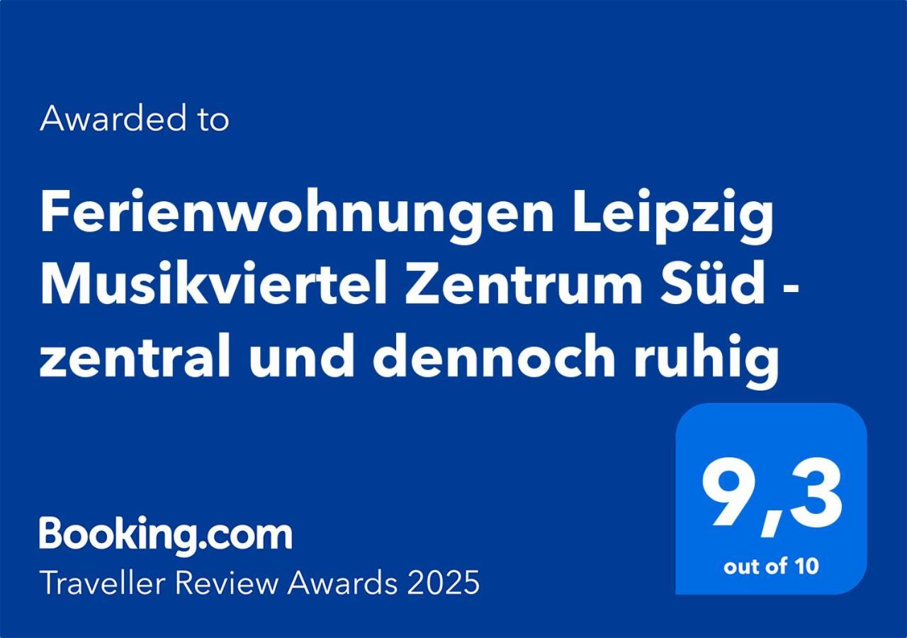 Ferienwohnungen Leipzig Musikviertel Zentrum Sued - Zentral Und Dennoch Ruhig Εξωτερικό φωτογραφία